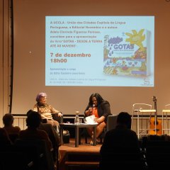 UCCLA acolheu lançamento do livro “Gotas - Desde a terra até às nuvens” de Adela Figueroa Panisse