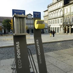 Guimarães instala Papa-Chicletes e EcoPontas