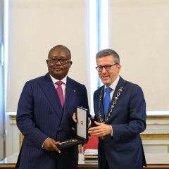 Presidente da Guiné-Bissau recebido nos Paços do Concelho