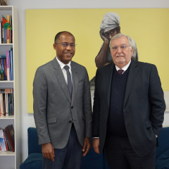 Reunião com o presidente da Câmara Municipal da Praia