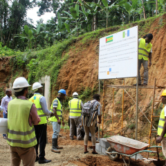 Lançamento de obras de abastecimento de água na Ilha do Príncipe
