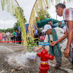 Inauguração do sistema de abastecimento de água potável em Oecussi-Ambeno