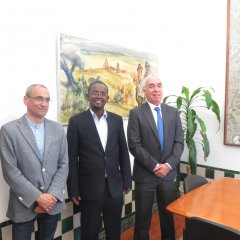 Visita do Presidente da Ilha de Moçambique a Évora